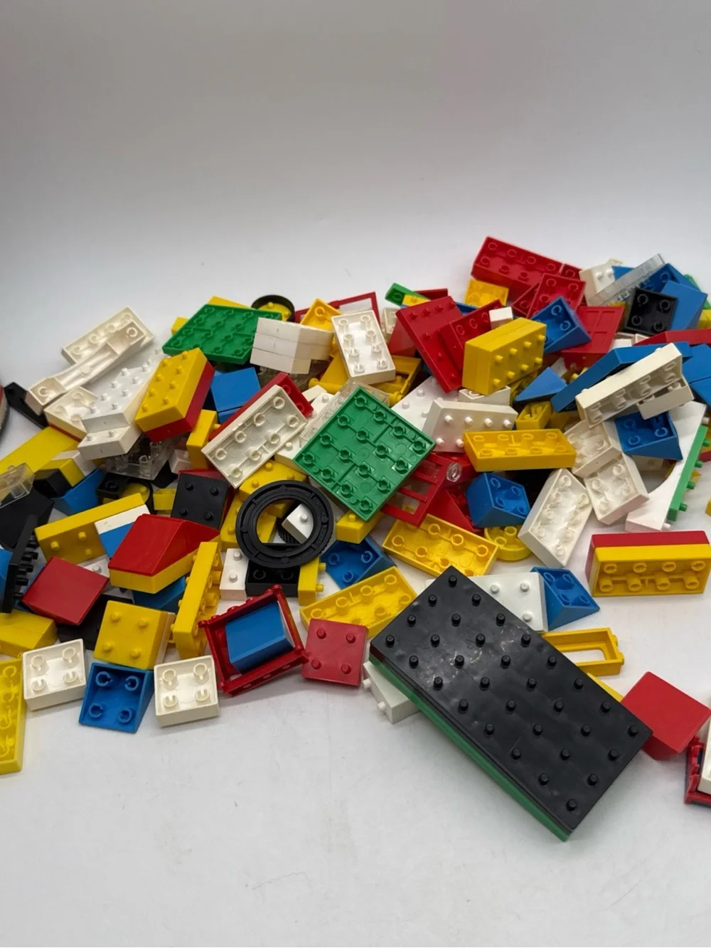 1976 Vintage Playskool American Bricks 275+ pieces with Storage Can Vintage Toy